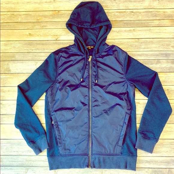 Michael Kors Other - Michael Kors blue zip up hoodie size medium